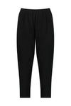 VASSALLI MERINO RELAXED PULL ON PANT - BLACK