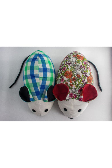 THURLBY MOUSE DOORSTOP - INDIGO