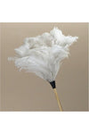 OSTRICH  FEATHER DUSTER - WHITE - 70CM