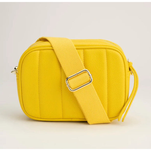 THE ELEVENTH QUILTED CAMERA BAG - LEMON