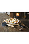 PIZZA CUTTER & SERVING BOARD