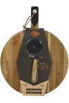 PIZZA CUTTER & SERVING BOARD