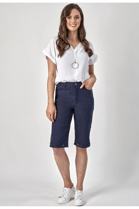 VASSALLI STRAIGHT LEG SHORT - NAVY