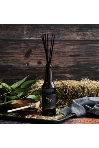 RECLAIMED BEER BOTTLE DIFFUSER - TOBACCO & HAY