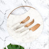 CLINQ MARBLE CHEESE KNIFE SET