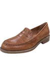 DJANGO & JULIETTE MESSINA LOAFERS - COGNAC