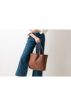 JUJU & CO BABY UNLINED TOTE - COGNAC