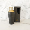 CLINQ LEATHER AND BRASS COCKTAIL SHAKER