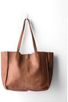 JUJU & CO BABY UNLINED TOTE - COGNAC