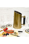 CLINQ LEATHER AND BRASS JUG