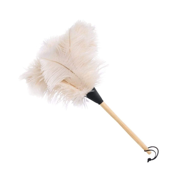 OSTRICH  FEATHER DUSTER - WHITE - 50CM